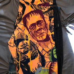 Lularoe TC Leggings Frankenstein Print